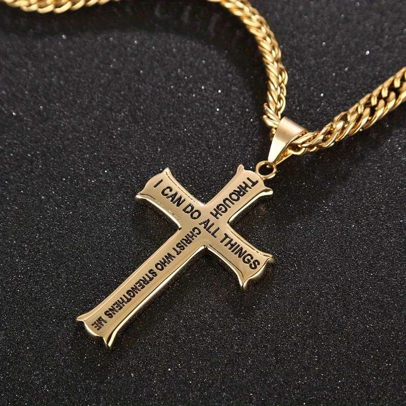 1 Piece Silvery Jesus Theme Pendant