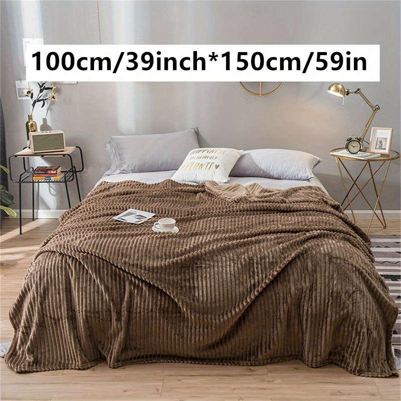 1ps Blanket Color Khaki size 150x200cm