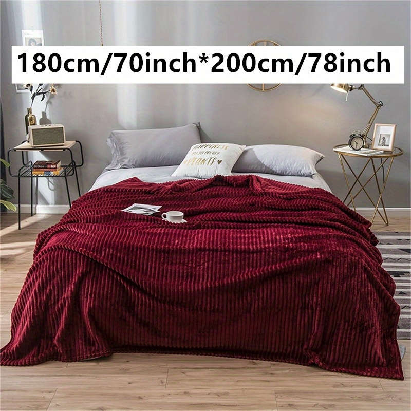 1ps Blanket Color Purple size 200x230cm