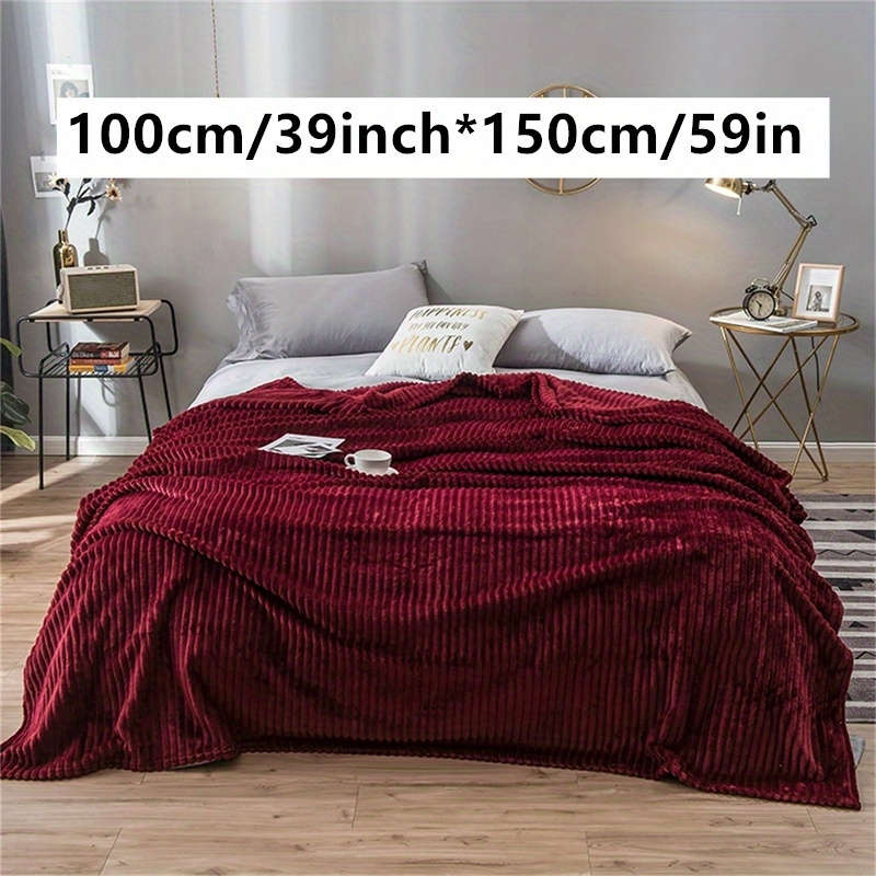 1ps Blanket Color Coffee Color size 120x200cm