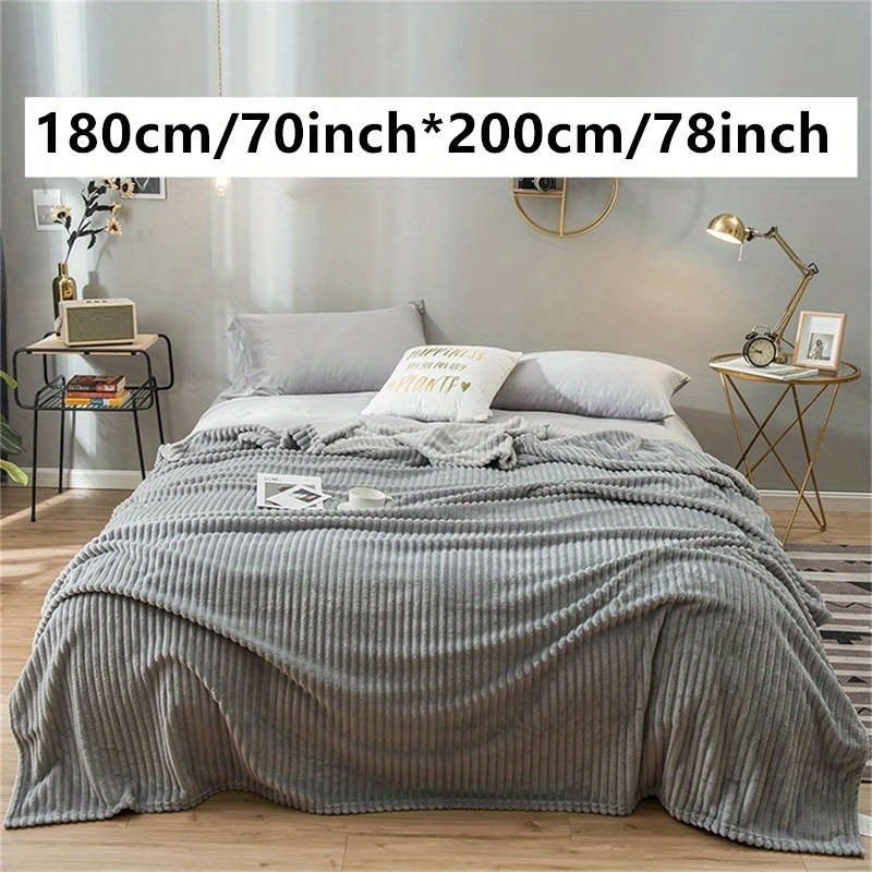 1ps Blanket Color Navy Blue size 200x230cm