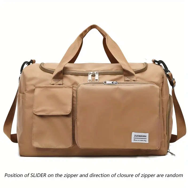 Large-capacity Travel Luggage Bag Portable Sports Zipper Handbag Multifunctional Overnight Bag Unise
