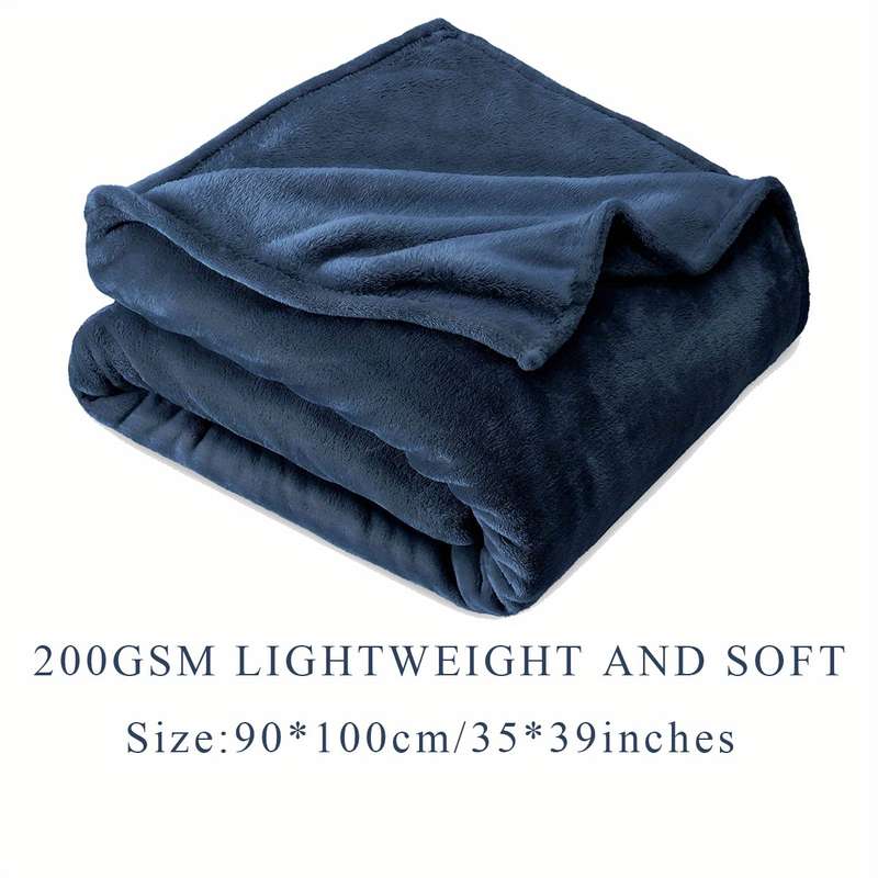 1ps Blanket Color Khaki size twin 100cmx150cm