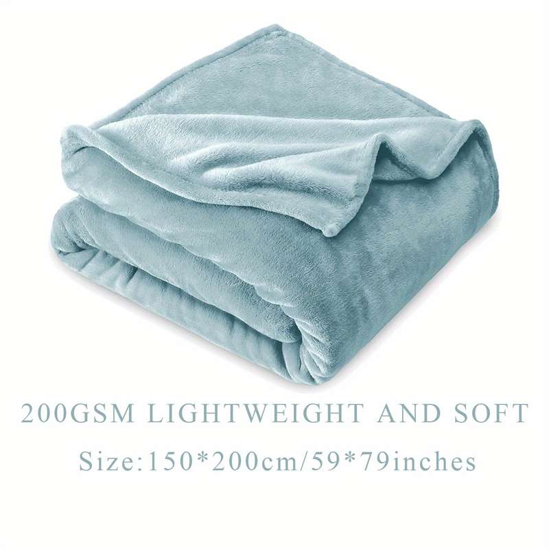 1ps Blanket Color Brick Red size 200x230cm