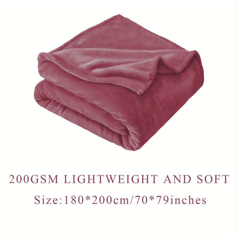 1ps Blanket Color Beige Color size 150x200cm