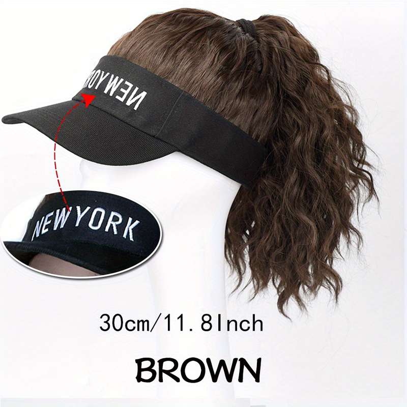 1Pc Light Brown 30.48cm Fashion Design Wig