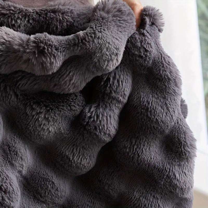 1ps Blanket Color Marbled Dark Gray size 100x150cm 40x60inch