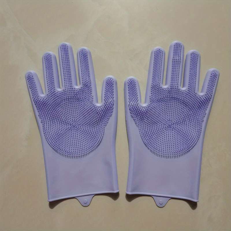 Kitchen dishwashing gloves Silicone household cleaning gloves
