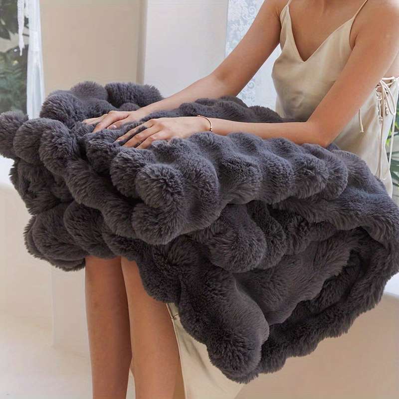 1ps Blanket Color Marble Gray size 100x150cm 40x60inch