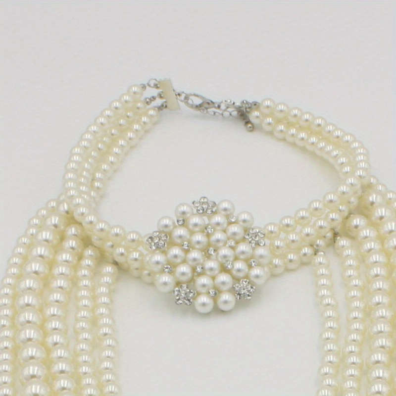 Imitation Pearl Necklace Jewelry