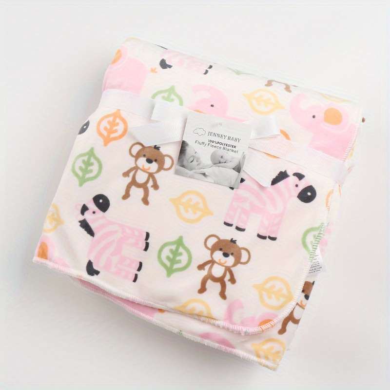 1ps Blanket Color Blue Monkey