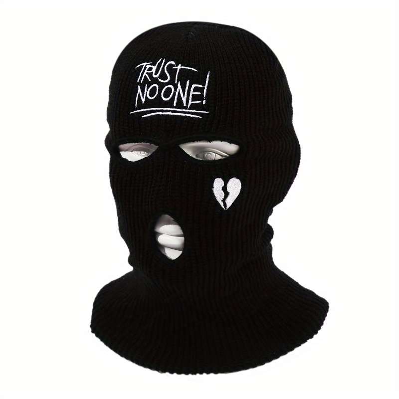 1pc Cool Embroidered Knitted Hat Men's Women's Youth Casual Ski Hat