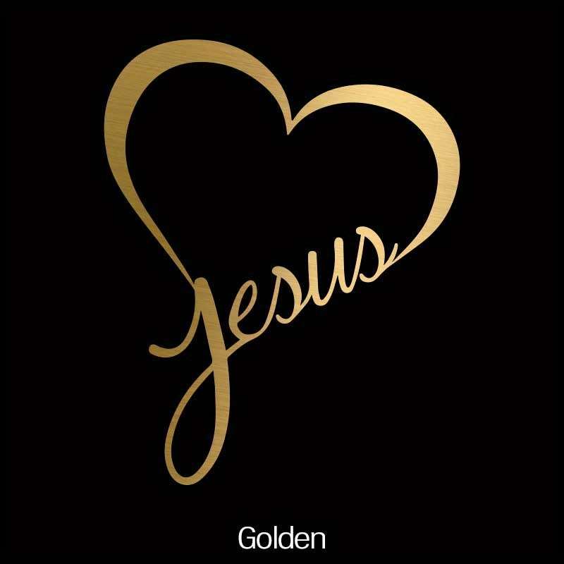 1pc Red Jesus Christian Themed Stickers
