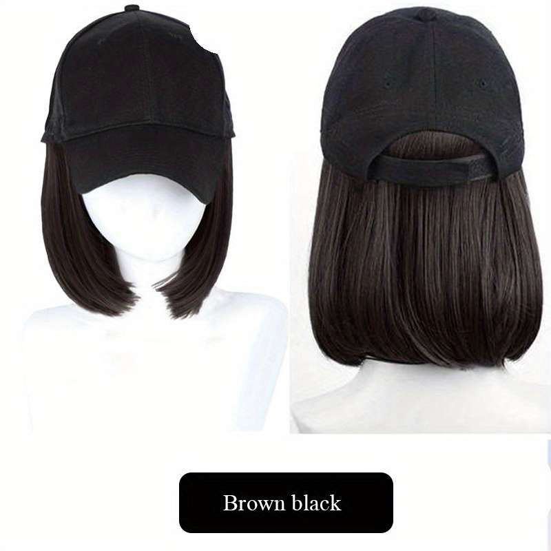 1Pc Black 20.32cm Fashion Design Wig