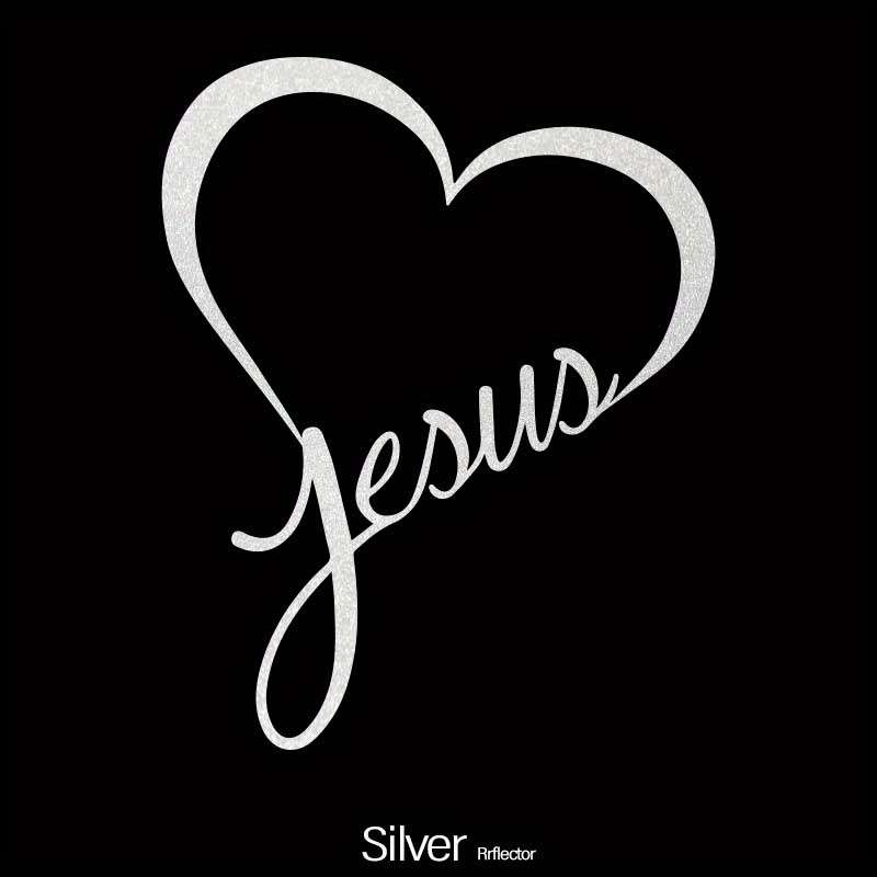 1pc Silvery Jesus Christian Themed Stickers