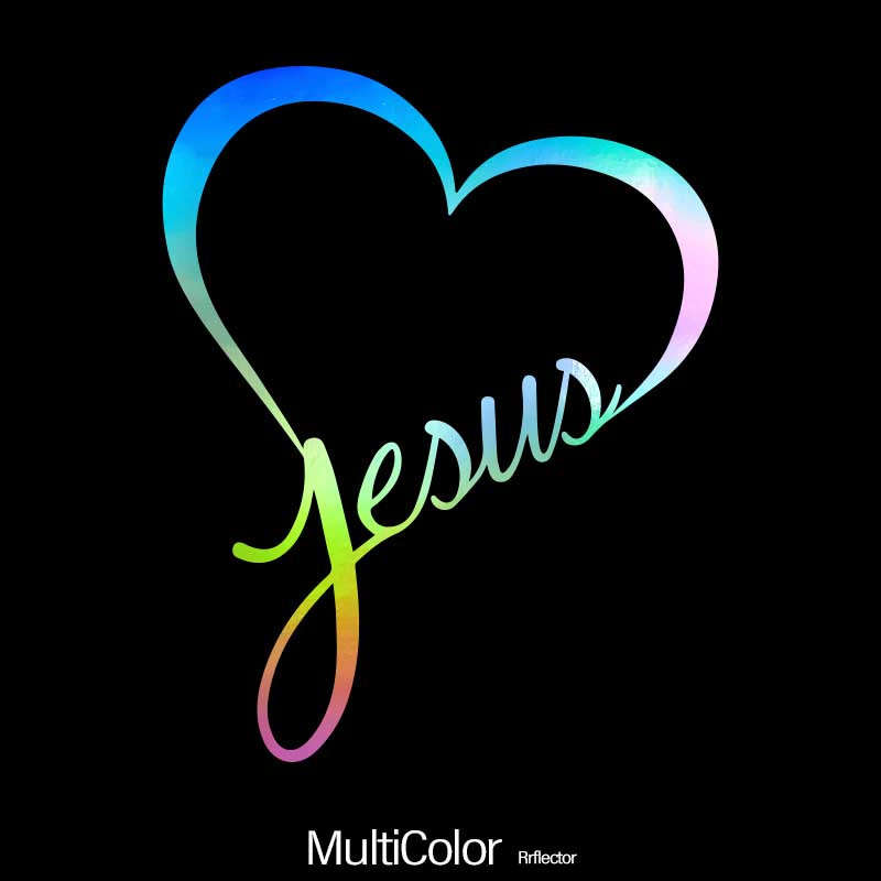 1pc MultiColor Jesus Christian Themed Stickers