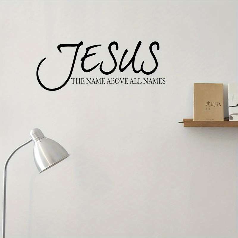 1pc Black Jesus Christian Themed Stickers