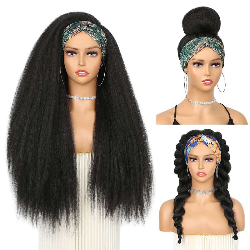 1Pc Burgundy 55.88cm Fashion Design Wig