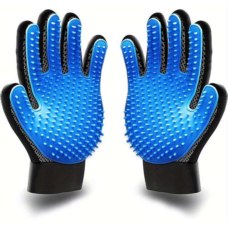 1pc Blue Right HandedPet Comb