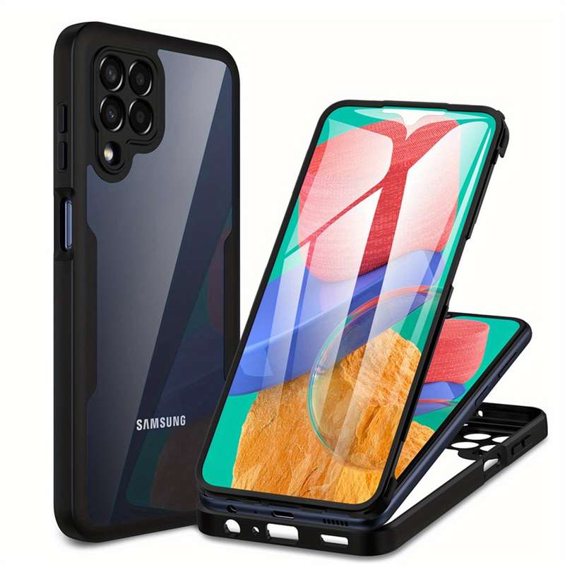 1pc Black For Samsung Galaxy A73 5G Phone Cases