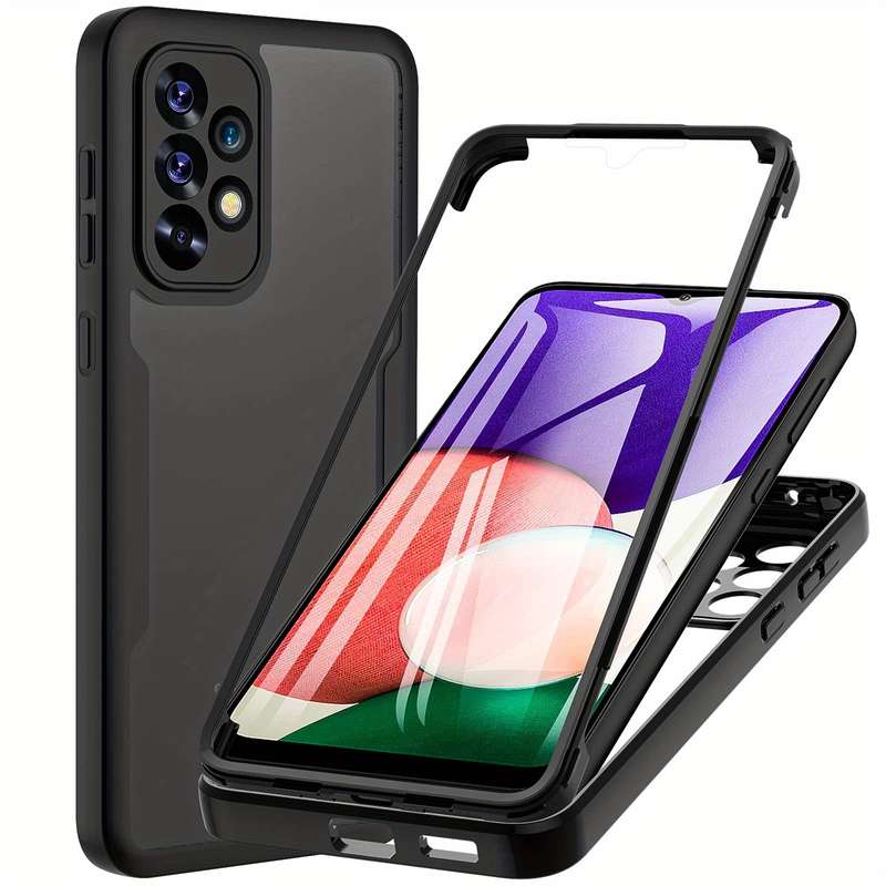 1pc Black For Samsung Galaxy A73 5G Phone Cases