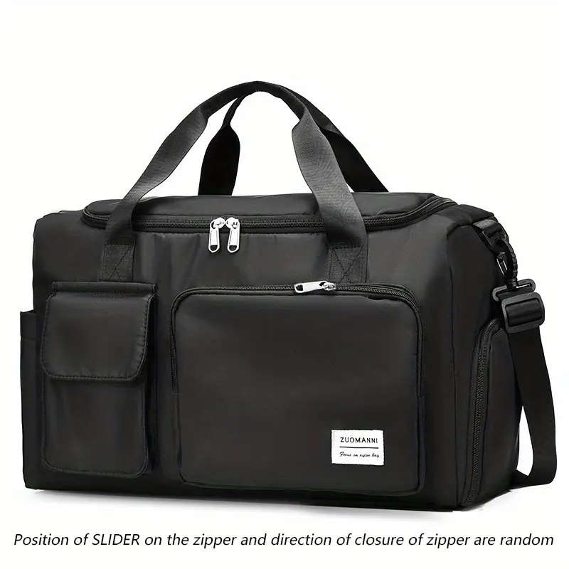 Large-capacity Travel Luggage Bag Portable Sports Zipper Handbag Multifunctional Overnight Bag Unise