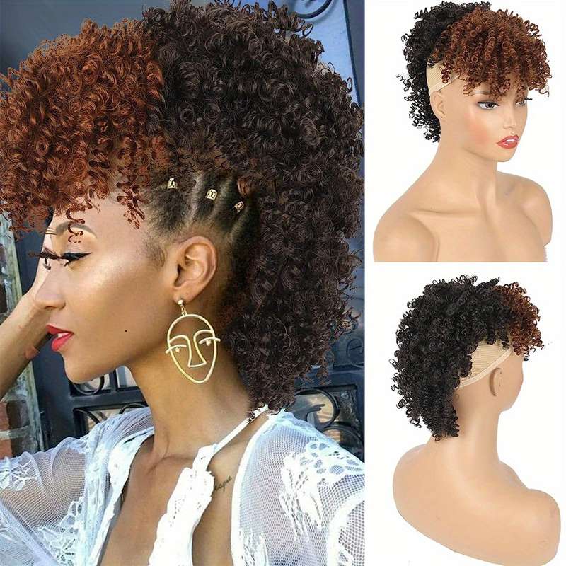 1Pc 1B 30.48cm Fashion Design Wig