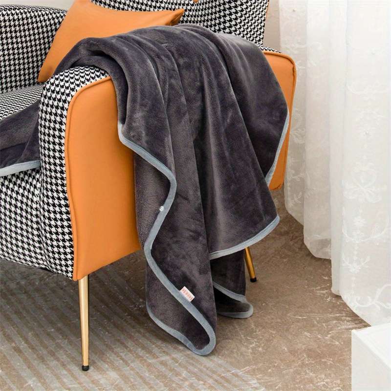 1ps Blanket Color Dark Gray size 100cmx150cm
