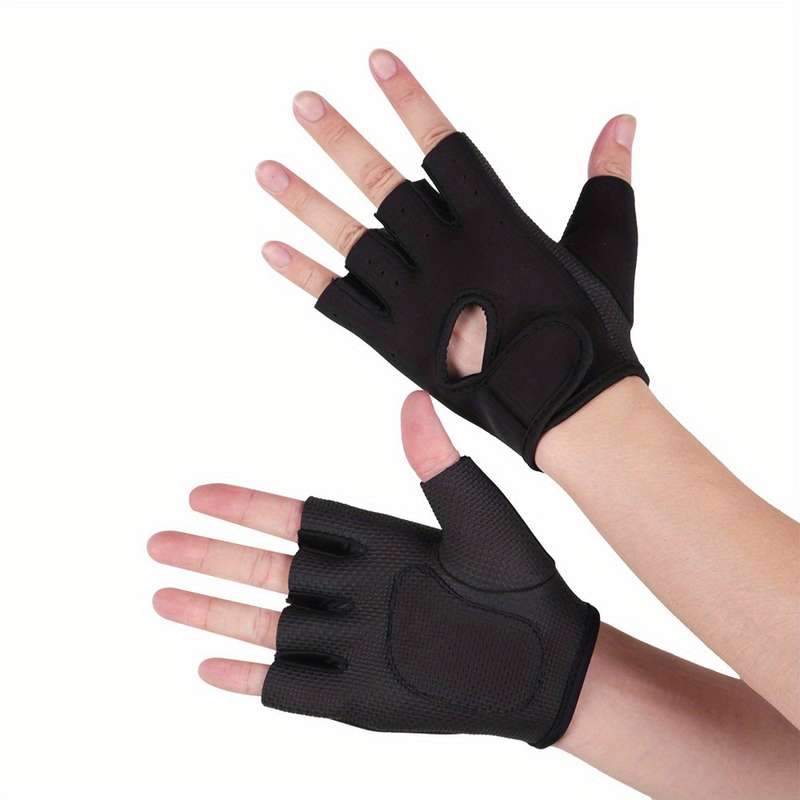 1 Pair Gray Size L Outdoor Sports Gloves