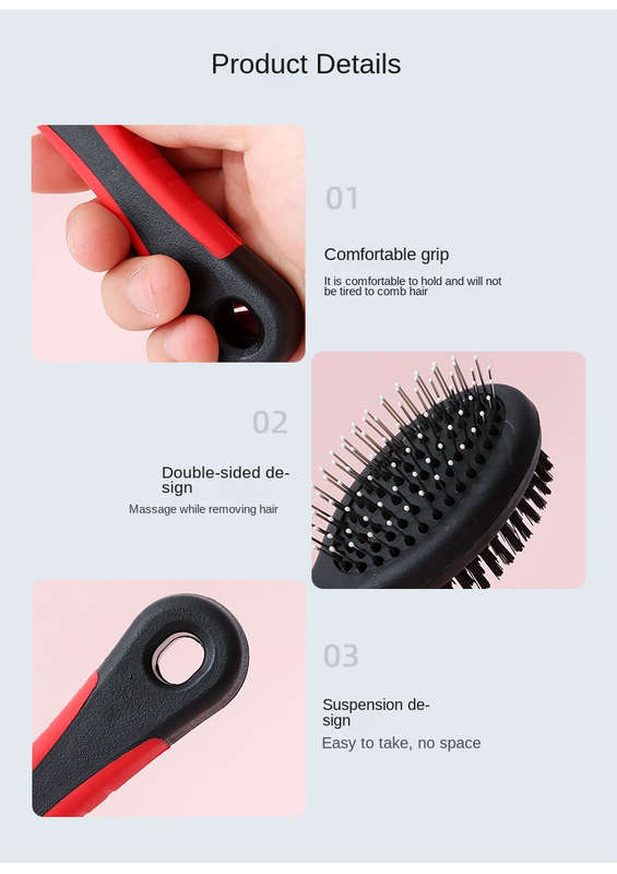 1pc Black LargePet Comb