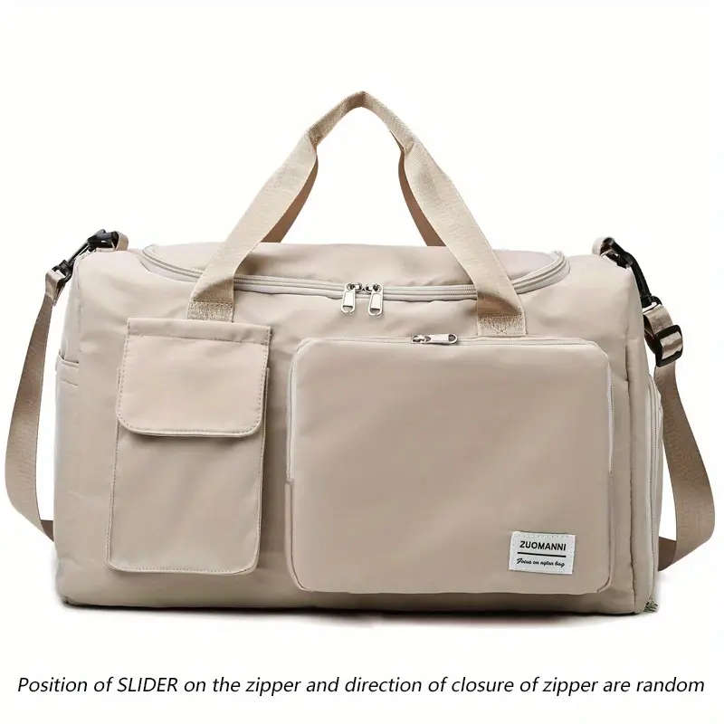 Large-capacity Travel Luggage Bag Portable Sports Zipper Handbag Multifunctional Overnight Bag Unise