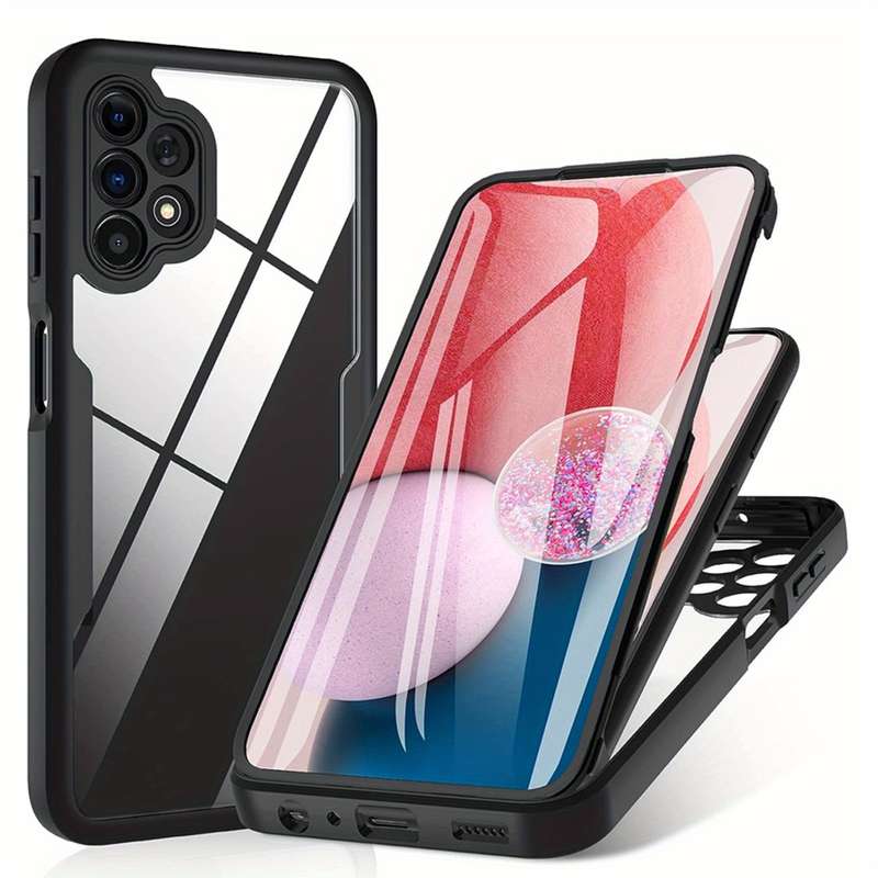 1pc Black For Samsung Galaxy A73 5G Phone Cases