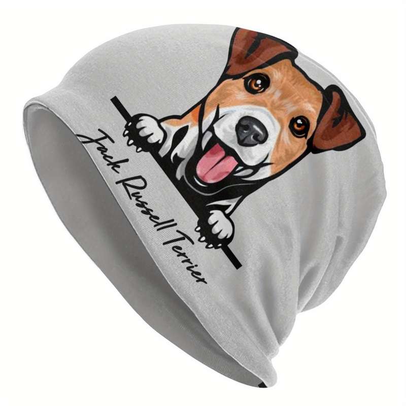 1pc Dog Lover Beanies Caps With Different Breeds Of Dogs Terriers German Shepards Rottweil