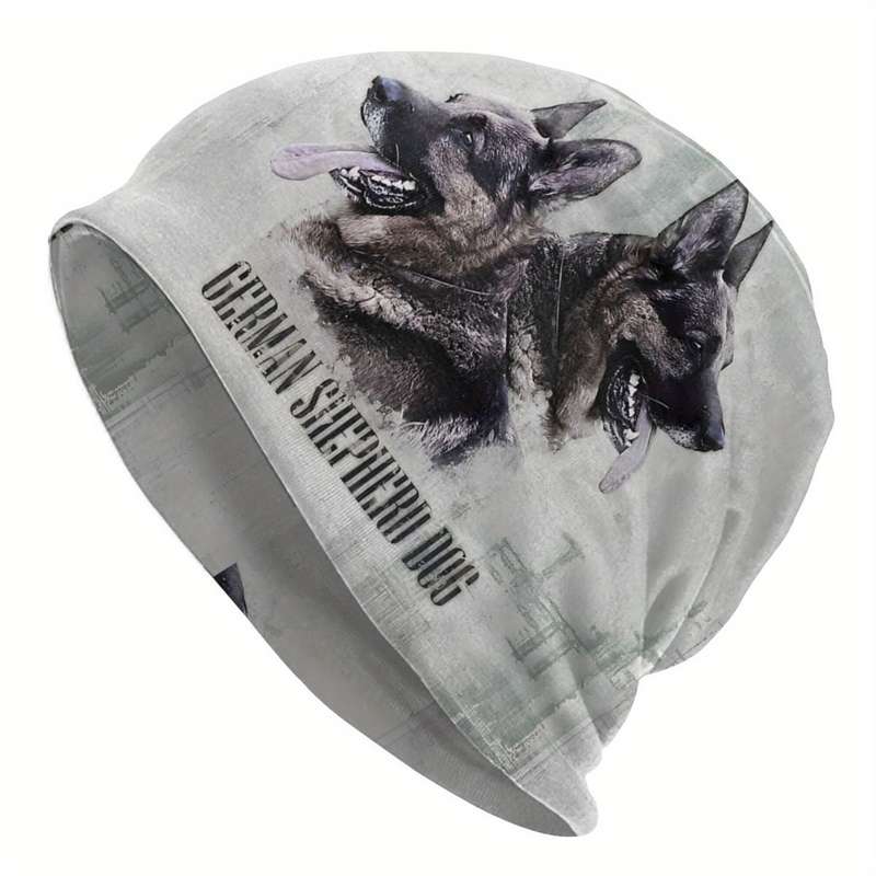 1pc Dog Lover Beanies Caps With Different Breeds Of Dogs Terriers German Shepards Rottweil