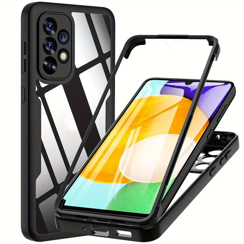 1pc Black For Samsung Galaxy A73 5G Phone Cases
