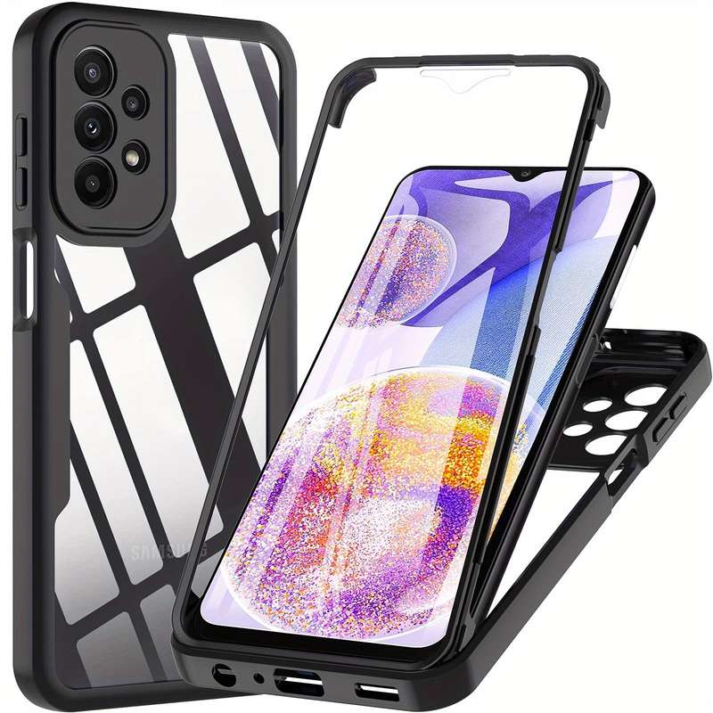 1pc Black For Samsung Galaxy A73 5G Phone Cases