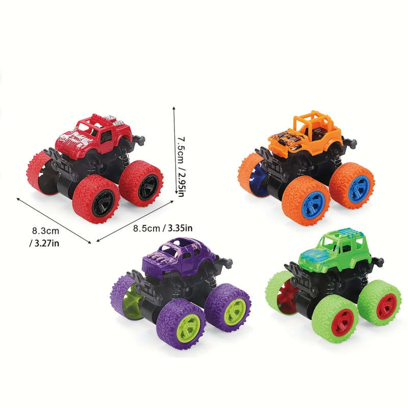1pc Inertia Off-Road Toy Super-Durable Climbing Car Model Car for Youngsters Four-Wheel Drive Boy To