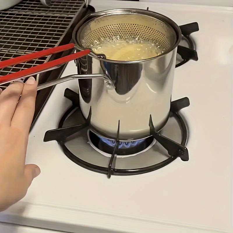 1pc Stainless Steel Deep Fryers with Filter Rack Compact Easy-to-Use Perfect for Crispy Potat