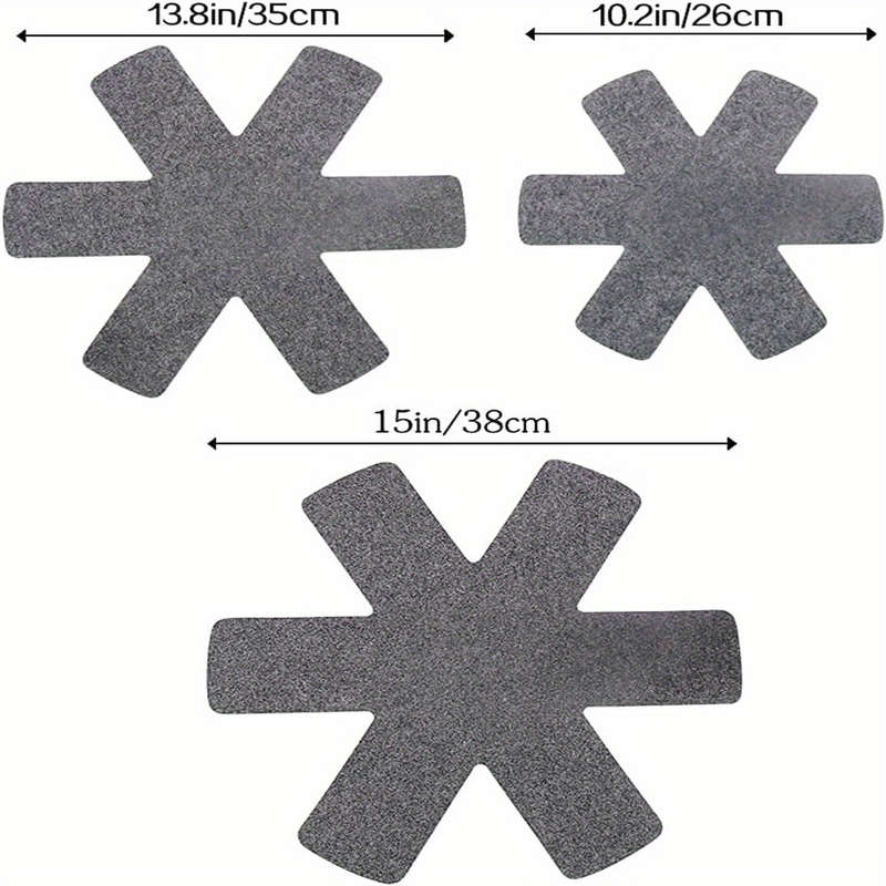 12 Pack of Pot Protectors for Perfect Stacking of Pots Pans Bowls Skillets Glasswa