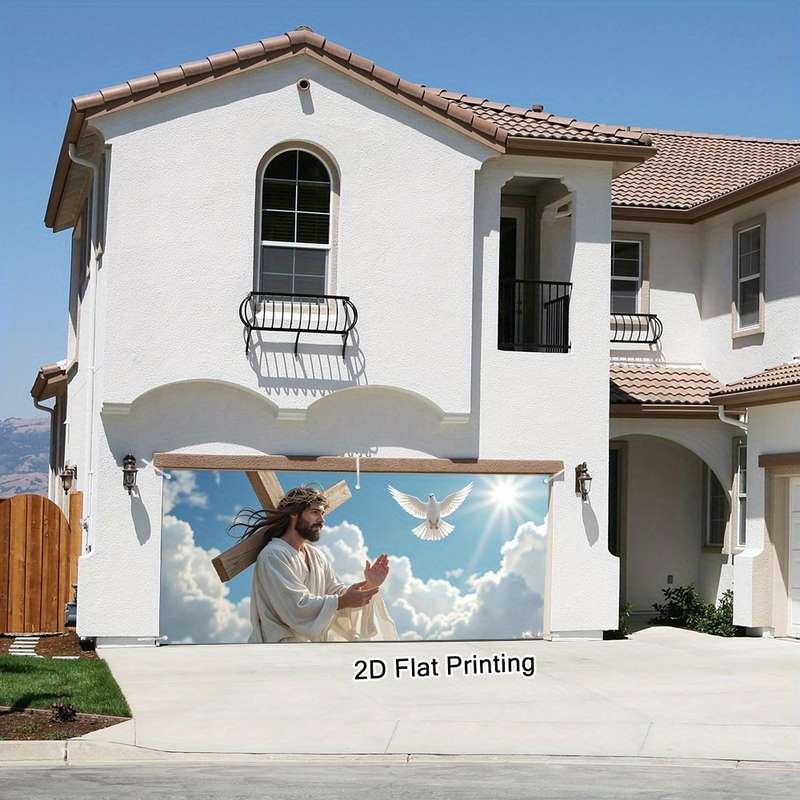 1pc 400x180cm  157x71inch Jesus Christian Themed Stickers
