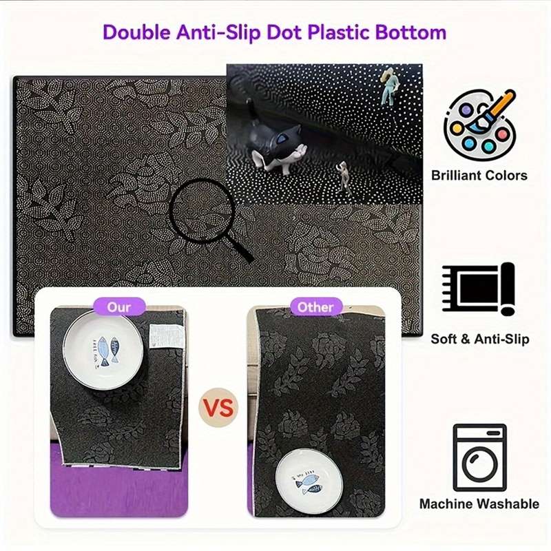 1Pc 5Ox8Ocm Floor Mat