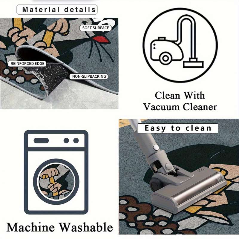 1Pc 19.69x31.49inch 50x80cm Floor Mat