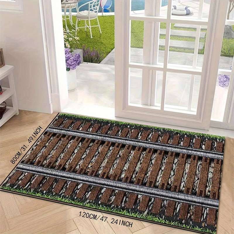 1Pc 5Ox8Ocm Floor Mat