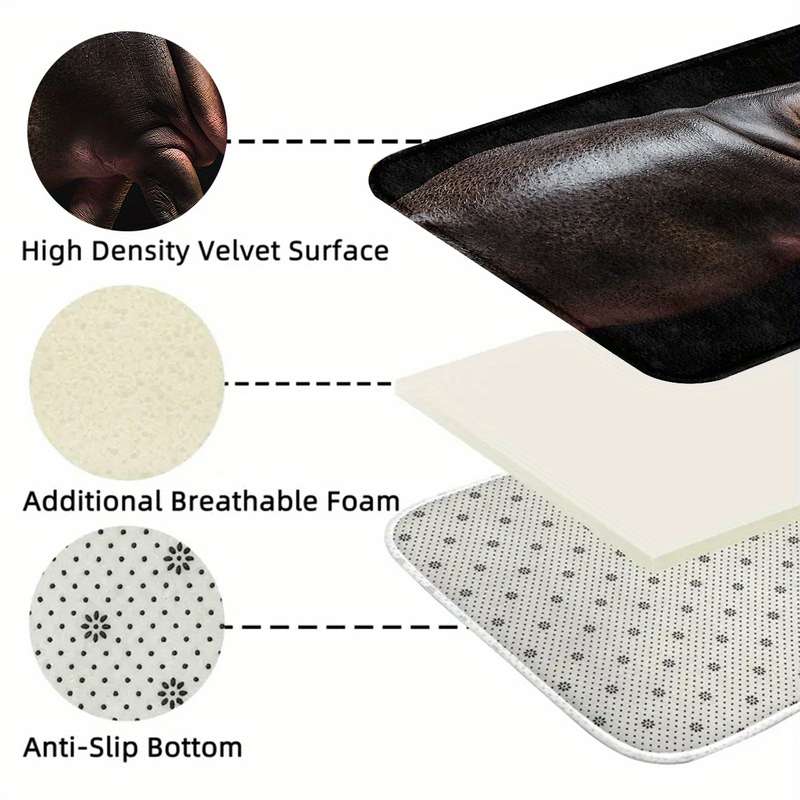 1Pc 45x75cm Floor Mat