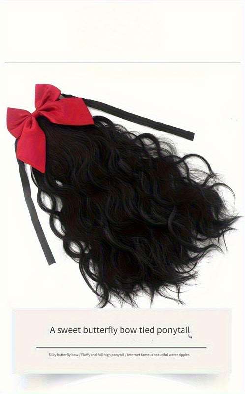 1Pc Natural Black Fashion Design Wig