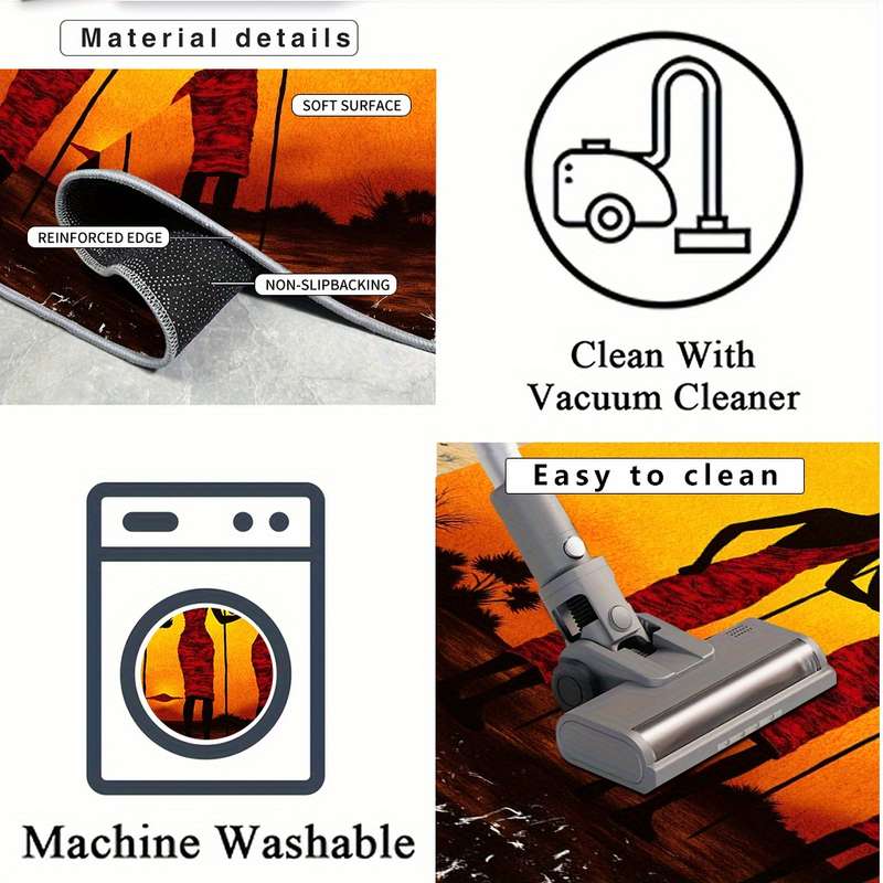 1Pc 15.75x23.62inch 40x60cm Floor Mat