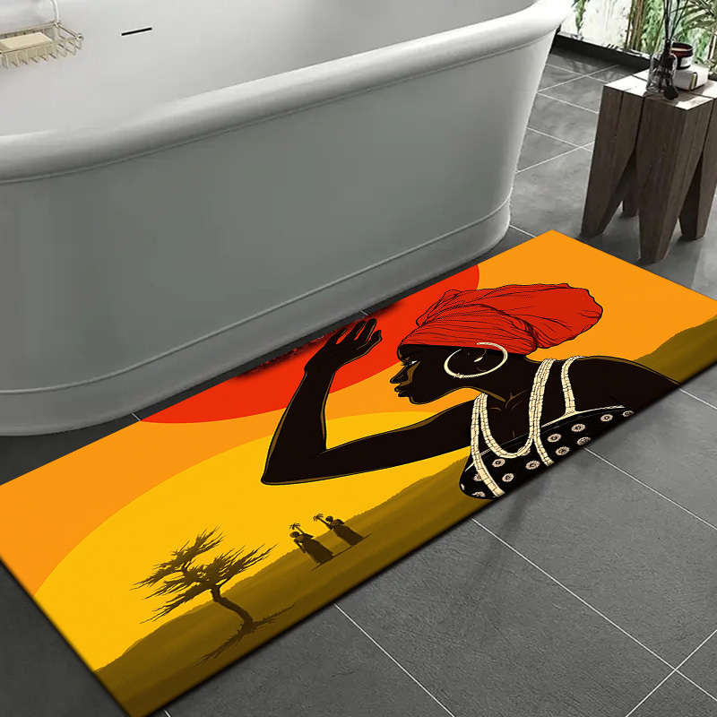 1Pc 19.68x31.48inch 5x8cm Floor Mat