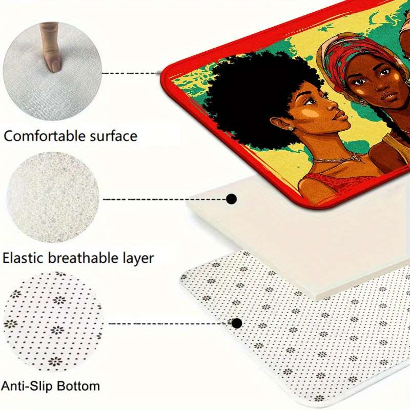 1Pc 15.76x23.63inch 40.01x60cm Floor Mat