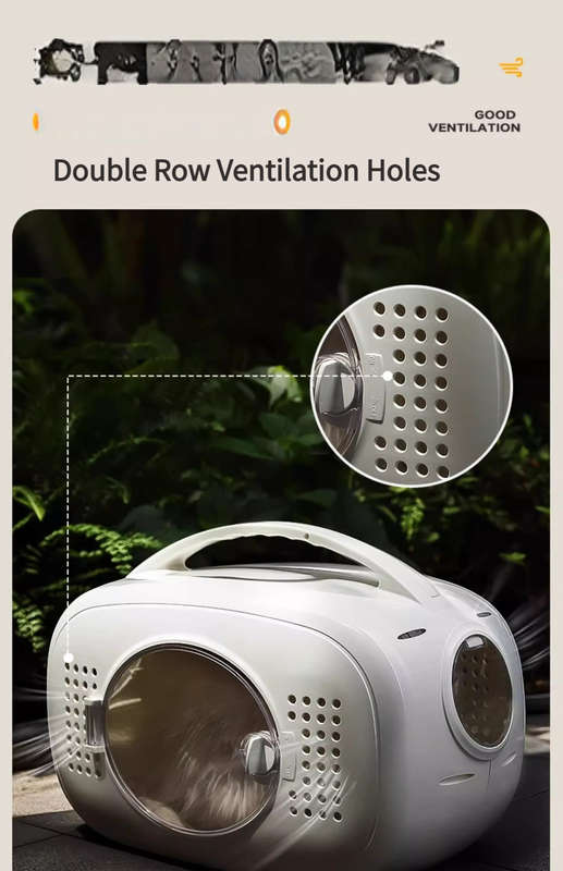 1pc White Pet Bag
