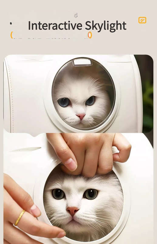 1pc White Pet Bag